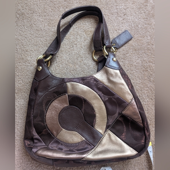 Coach Inlaid Patchwork Leather Bag - Picture 3 of 7